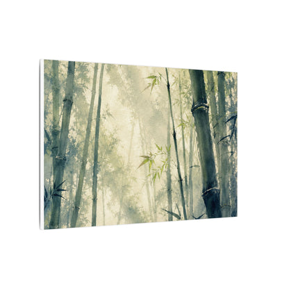 Bamboo Grove Spring Canvas Art | Zen Serene Design