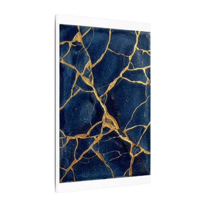 Kintsugi Crackle Canvas Art