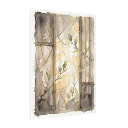 Shoji Screen Spring Canvas Art | Japandi Cozy Design