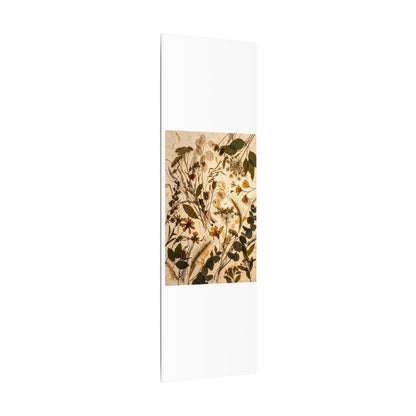 Dried Flowers Summer Canvas Art | Japandi Neutral Design