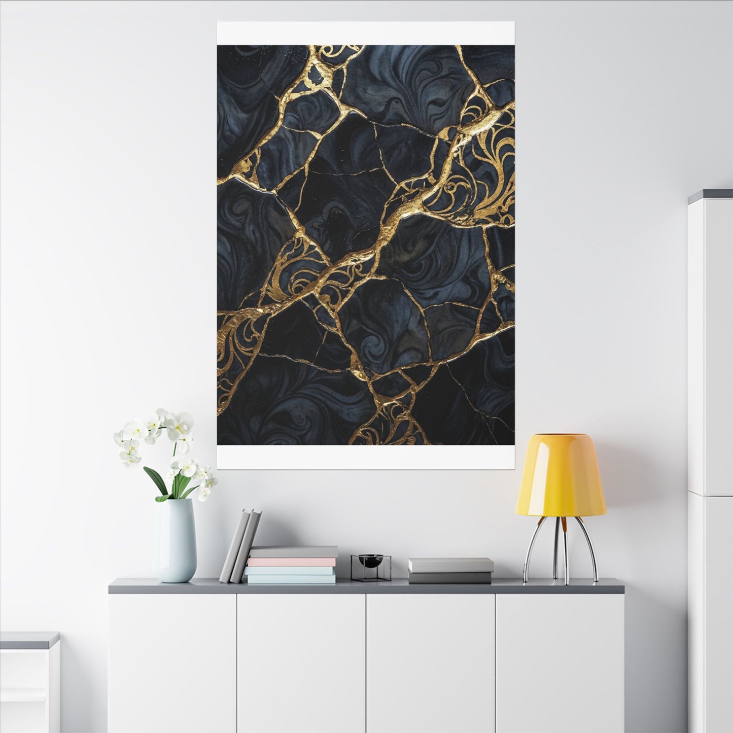 Kintsugi Gold Vein Canvas Art