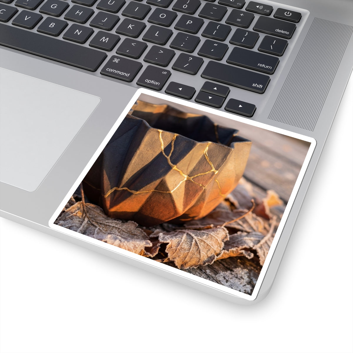 Golden Hour Paper Fold Sticker - Kintsugi Seijaku Art Print