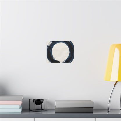 Balanced Meditation Zen Enso Canvas Art