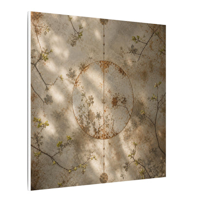 Japandi Rust Patina in Dappled | Japanese Pattern Canvas Art
