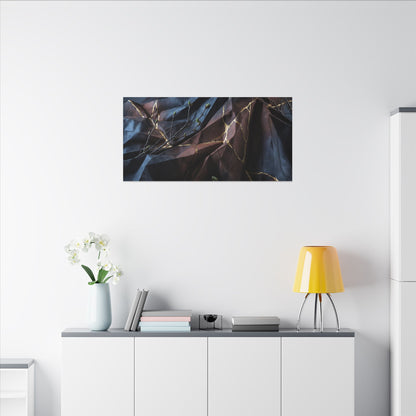 Paper Fold Broken Beauty Canvas Art | Philosophical Kintsugi Art