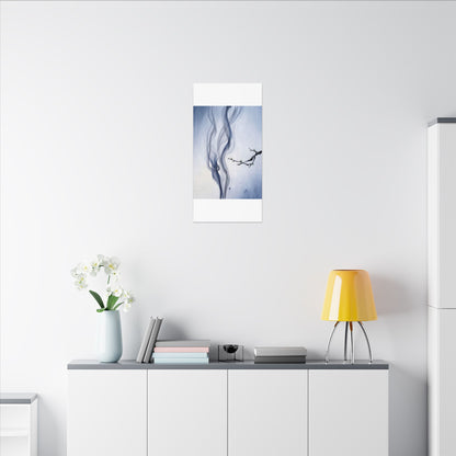 Incense Smoke Spring Canvas Art | Zen Tranquil Design
