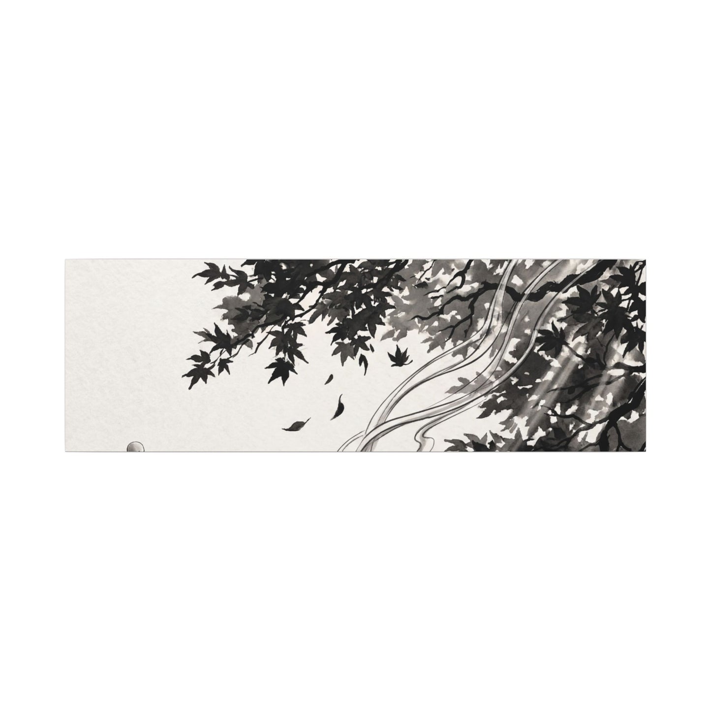 Serene Incense Smoke Canvas Art - Ukiyo E Inspired Zen