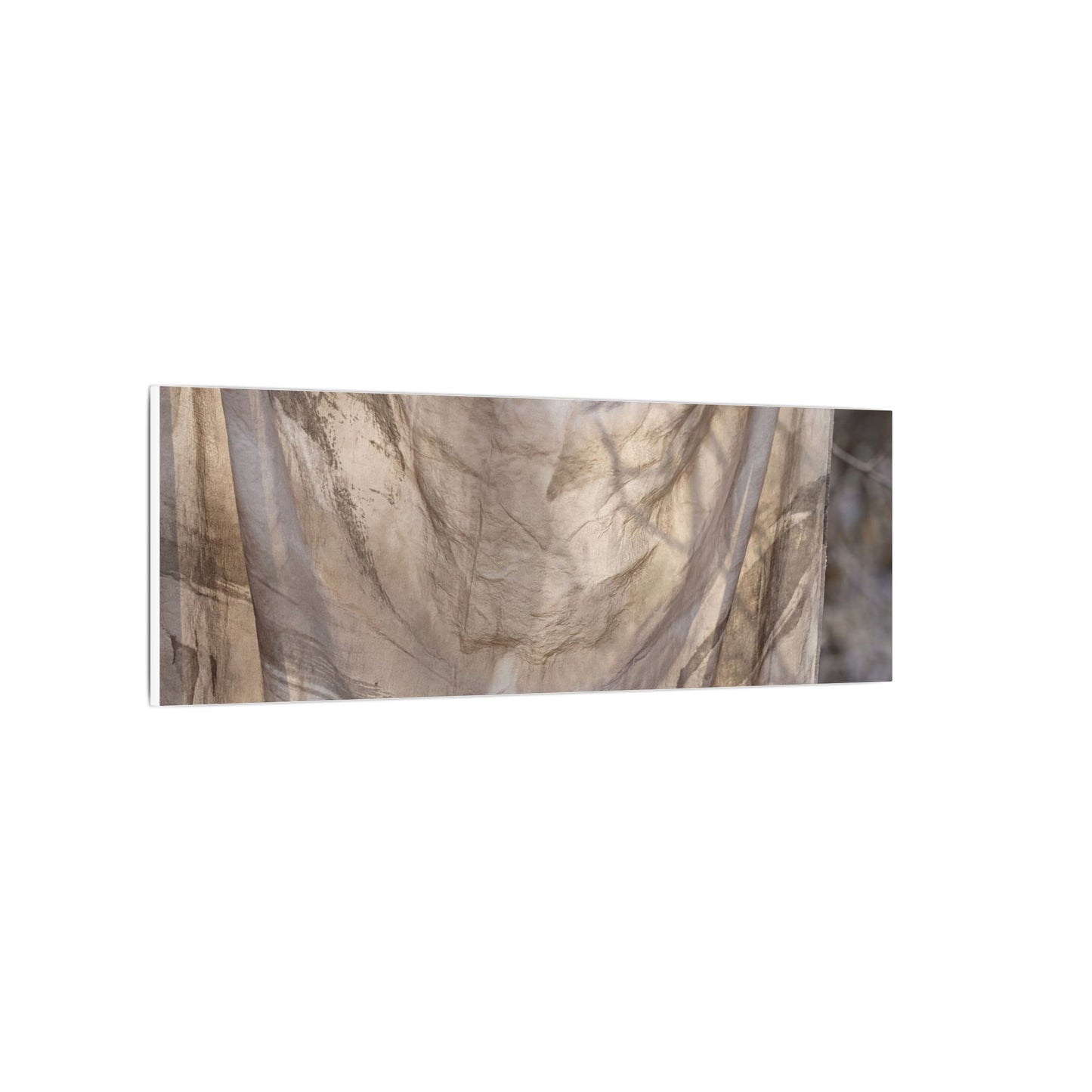 Ma Silk Drape Canvas Art - Japandi Japanese Pattern