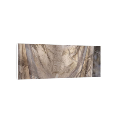 Ma Silk Drape Canvas Art - Japandi Japanese Pattern