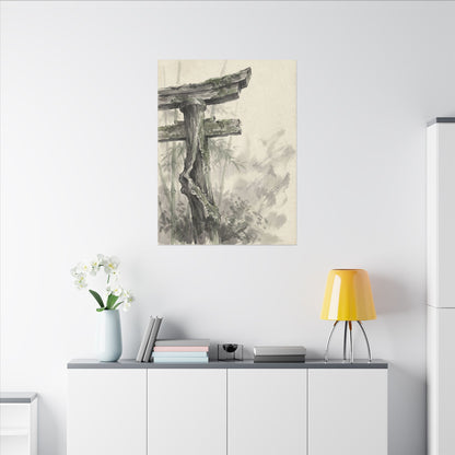 Torii Gate Summer Canvas Art | Zen Tranquil Design
