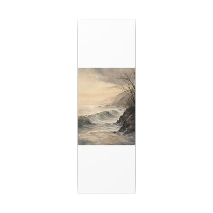 Ocean Wave Spring Canvas Art | Japandi Elegant Design