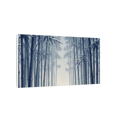 Bamboo Grove Canvas Art | Winter Zen Ukiyo E Inspired Art