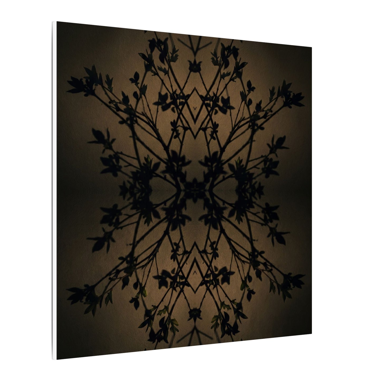 Golden Hour Shadow Play Canvas Art - Dark Japandi Seijaku