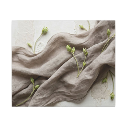 Overcast Silk Drape Canvas Art - Japandi Ma