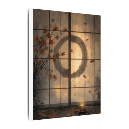 Shoji Screen Texture Canvas Art | Earthy Japandi Art