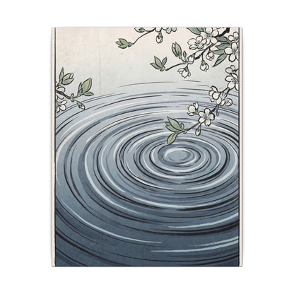 Calm Water Ripple Canvas Art - Ukiyo E Inspired Zen