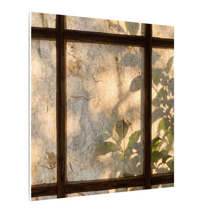 Golden Hour Shoji Screen Canvas Art - Japandi Mono No Aware