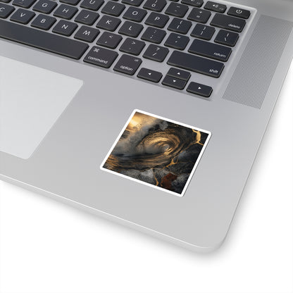 Ocean Wave Winter Sticker | Kintsugi Resilient Design