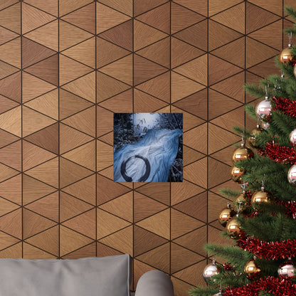 Silk Drape Winter Wall Art Print | Zen Serene Design