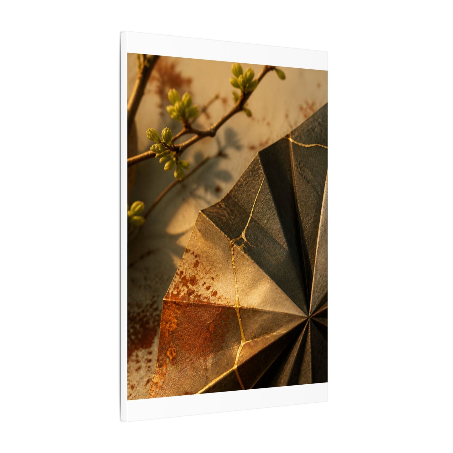 Ma Paper Fold Canvas Art - Kintsugi Broken Beauty
