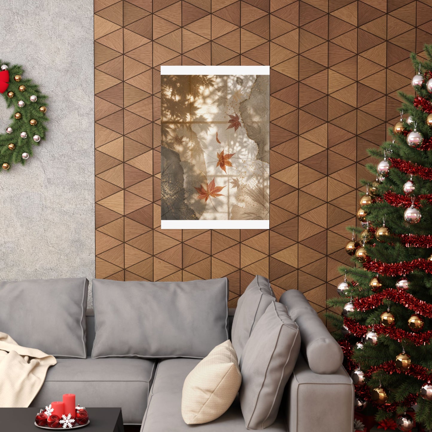 Datsuzoku Shoji Screen Wall Art Print - Japandi Japanese Pattern