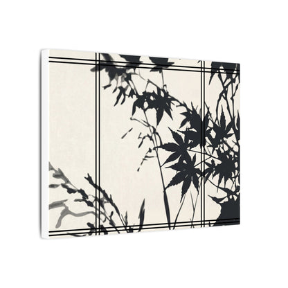 Shoji Screen Canvas Art | Summer Japandi Minimal Line Art