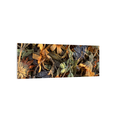 Spring Dried Flowers Japanese Pattern Canvas Art | Warm Decor