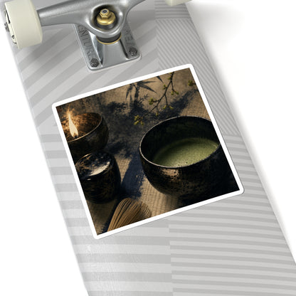 Candlelight Tea Ceremony Sticker - Zen Ma