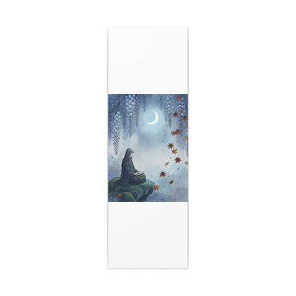 Zen Wisteria in Moonlight | Ukiyo E Inspired Canvas Art