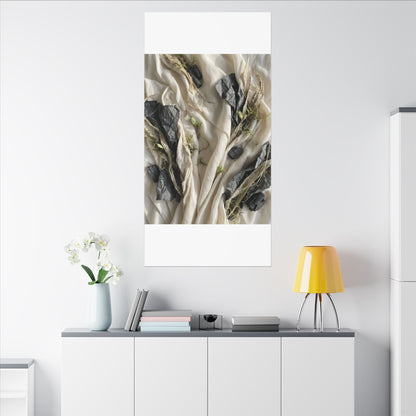 Spring Silk Drape Texture Canvas Art | Warm Decor