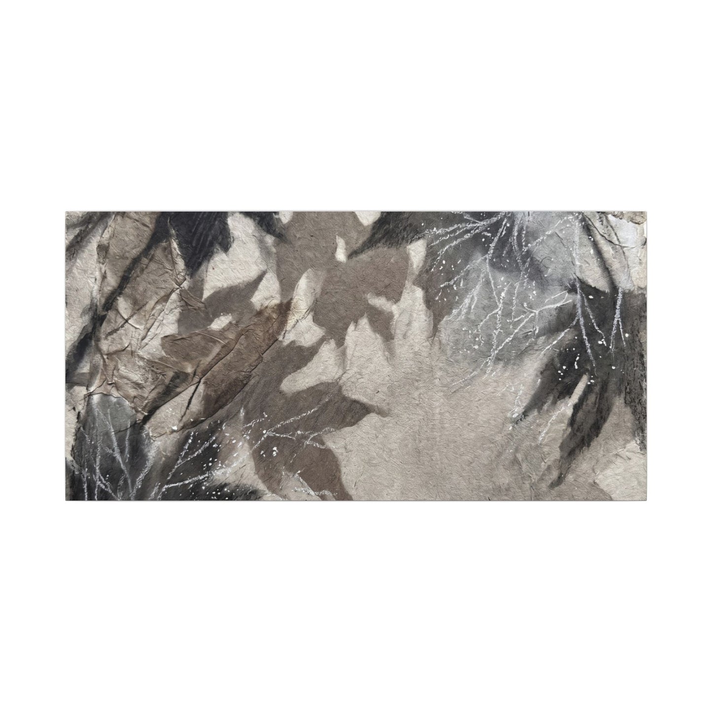 Shadow Play Texture Canvas Art | Cozy Japandi Art