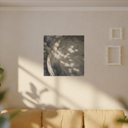 Ceramic Bowl Watercolor Canvas Art | Warm Japandi Art