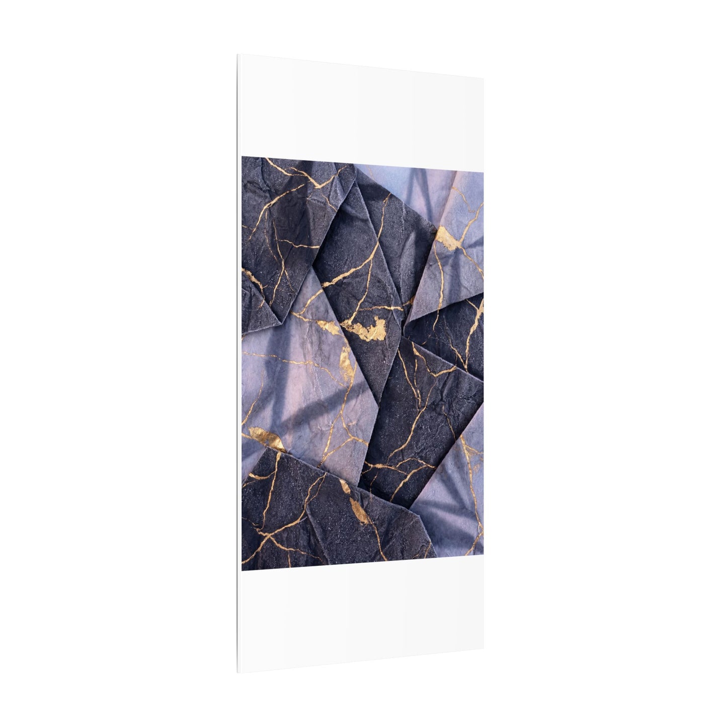 Seijaku Paper Fold Canvas Art - Kintsugi Gold Vein
