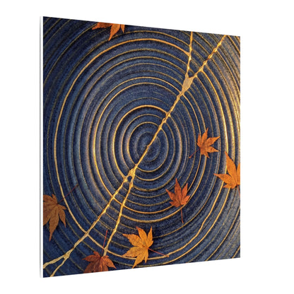Water Ripple Gold Repair Canvas Art | Healing Kintsugi Art