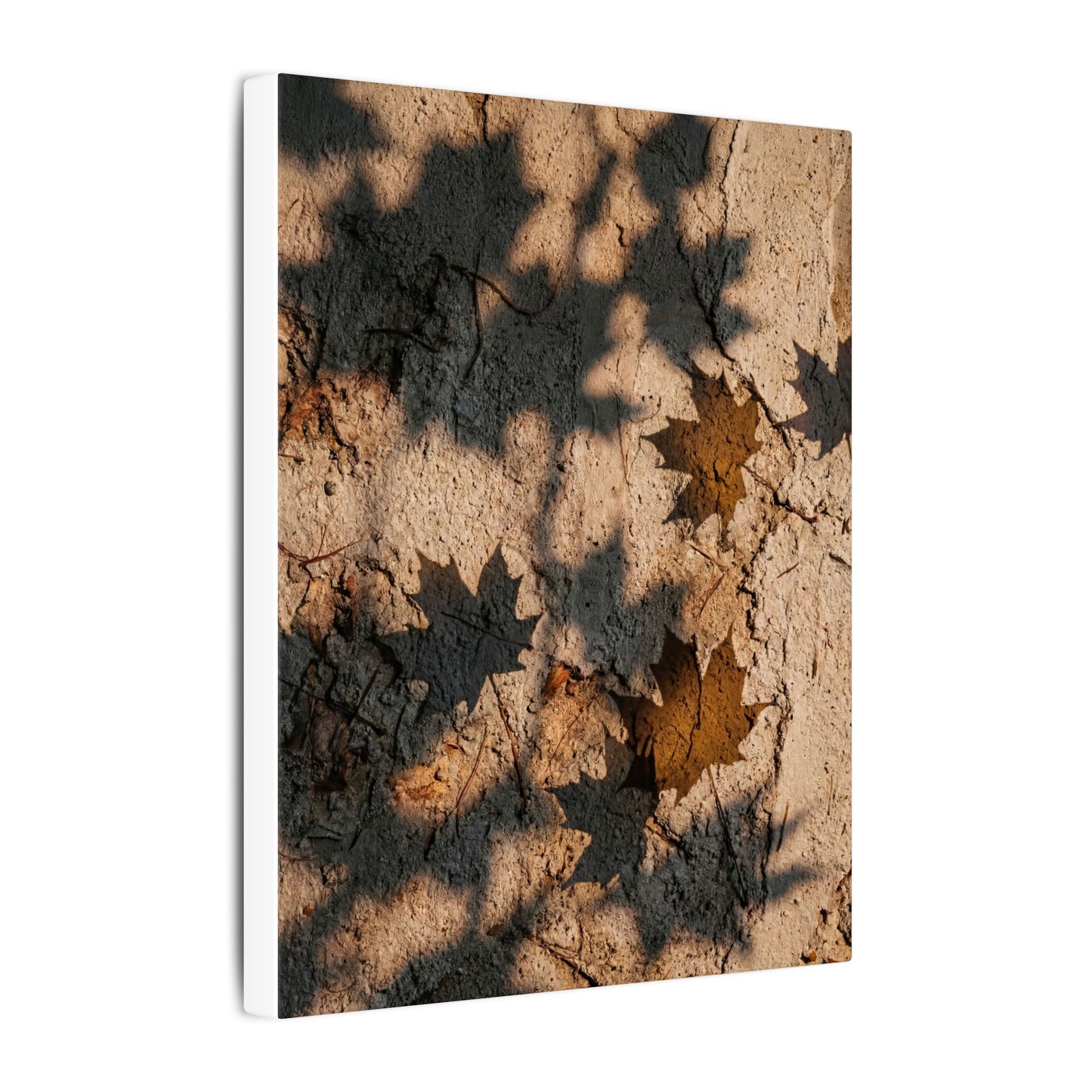 Cozy Shadow Play Canvas Art - Texture Japandi