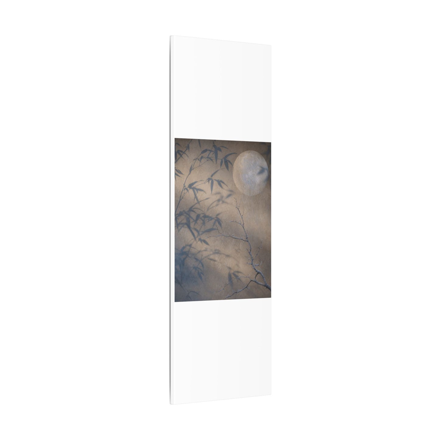 Shadow Play Canvas Art | Winter Japandi Japanese Pattern Art