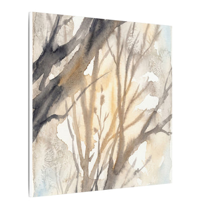 Ma Shadow Play Canvas Art - Japandi Watercolor