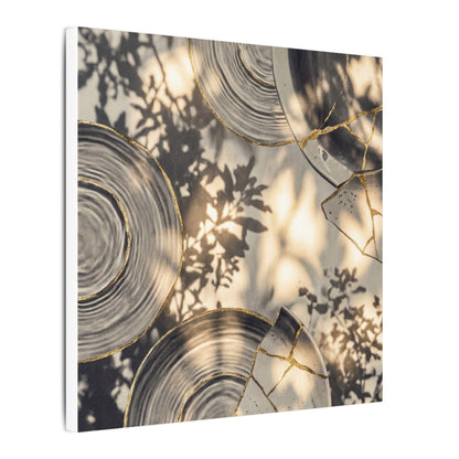 Healing Water Ripple Canvas Art - Gold Vein Kintsugi
