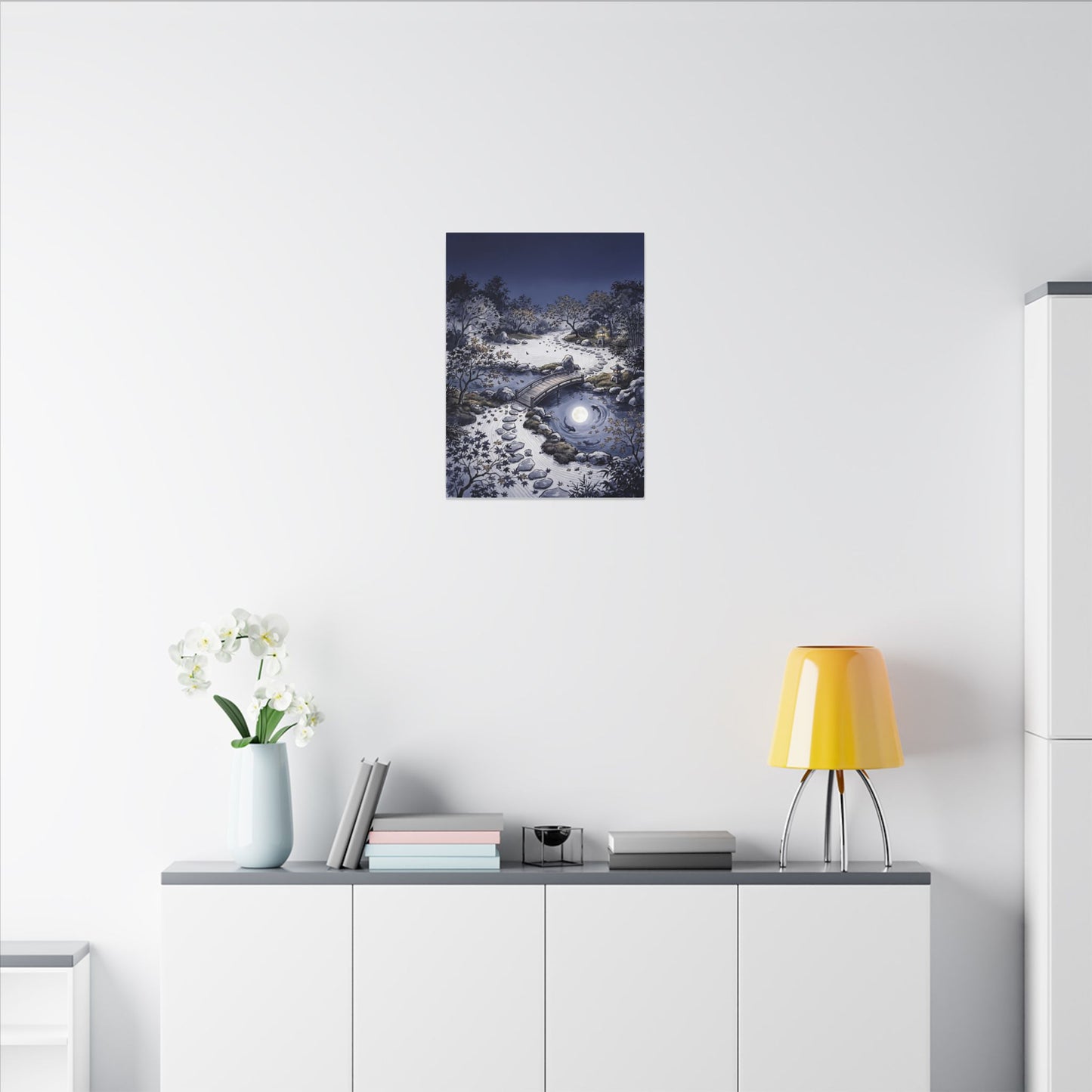Torii Gate Enso Canvas Art | Contemplative Zen Art