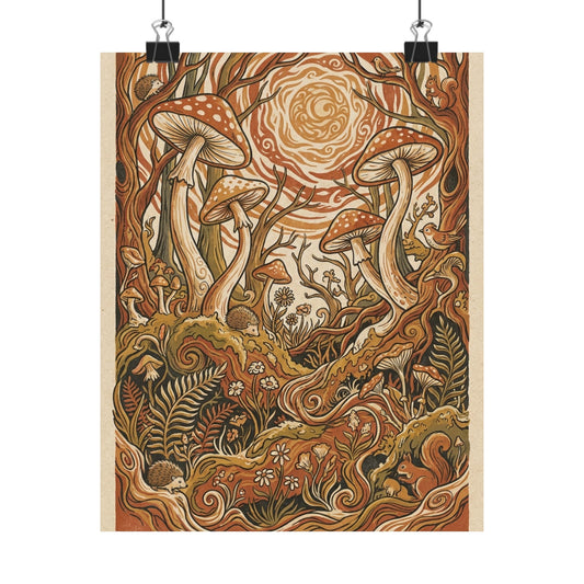 Cottagecore Whimsical Wall Art Print Art Print