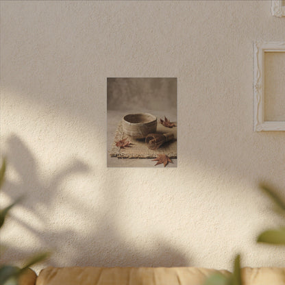 Ma Tea Ceremony Canvas Art - Japandi Texture