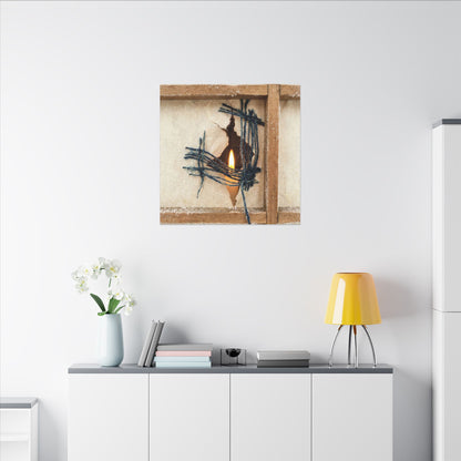 Winter Shoji Screen Broken Beauty Canvas Art | Resilient Decor