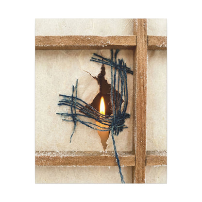 Winter Shoji Screen Broken Beauty Canvas Art | Resilient Decor
