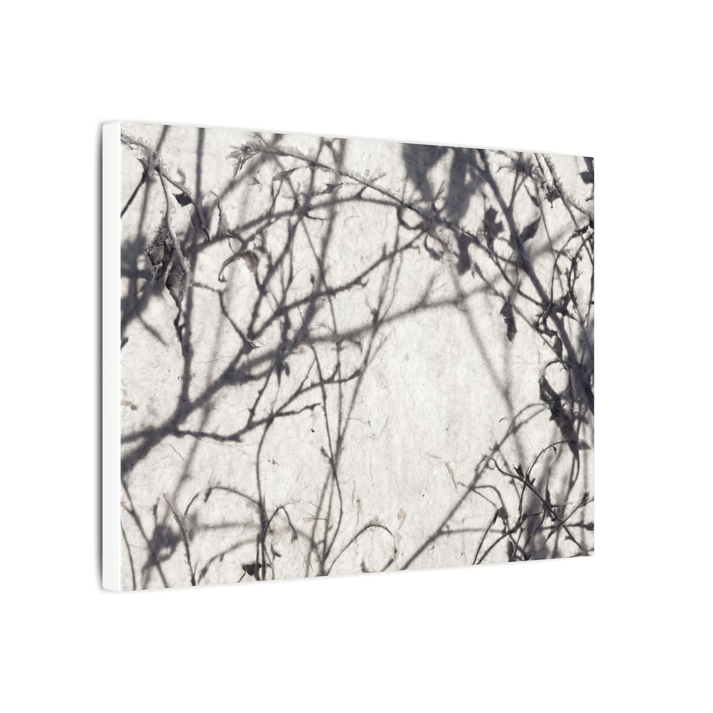 Winter Shadow Play Japanese Pattern Canvas Art | Elegant Decor