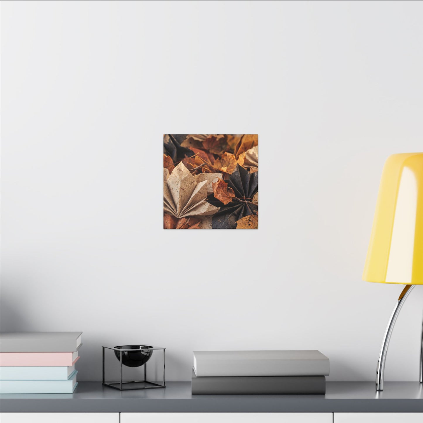 Paper Fold Texture Canvas Art | Elegant Japandi Art