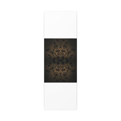Golden Hour Shadow Play Canvas Art - Dark Japandi Seijaku