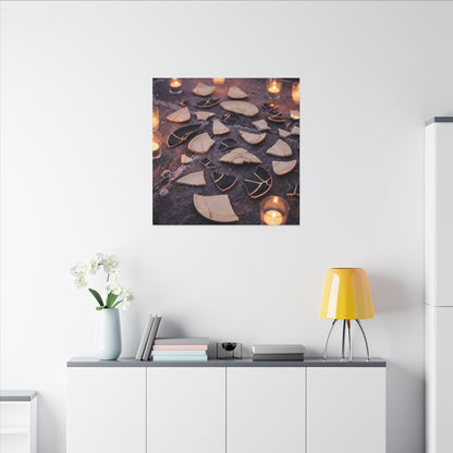 Winter Broken Pottery Broken Beauty Canvas Art | Beautiful Decor