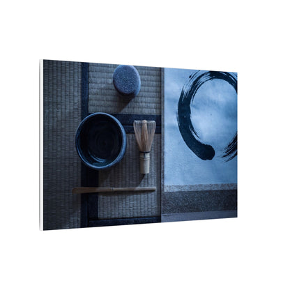 Tea Ceremony Enso Canvas Art | Calm Zen Art