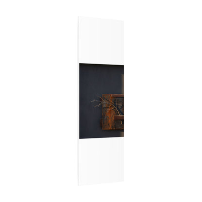 Ma Rust Patina Canvas Art - Dark Japandi Dark Texture