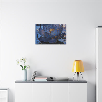 Kintsugi Lotus Flower in Dawn | Broken Beauty Canvas Art